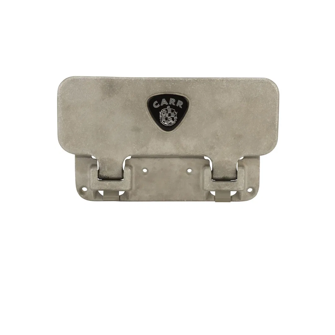 190015 – CARR Truck Step, 2 Or 2-1/2 Inch Receiver Hitch Mount 14 X 6 Inch Single Flat Step 500 Pound Capacity Non-Ex...